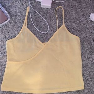 yellow pacsun tank top